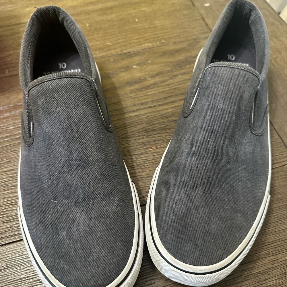 No Boundaries‎ Black Slip-On Loafers Easy Wear Comfort